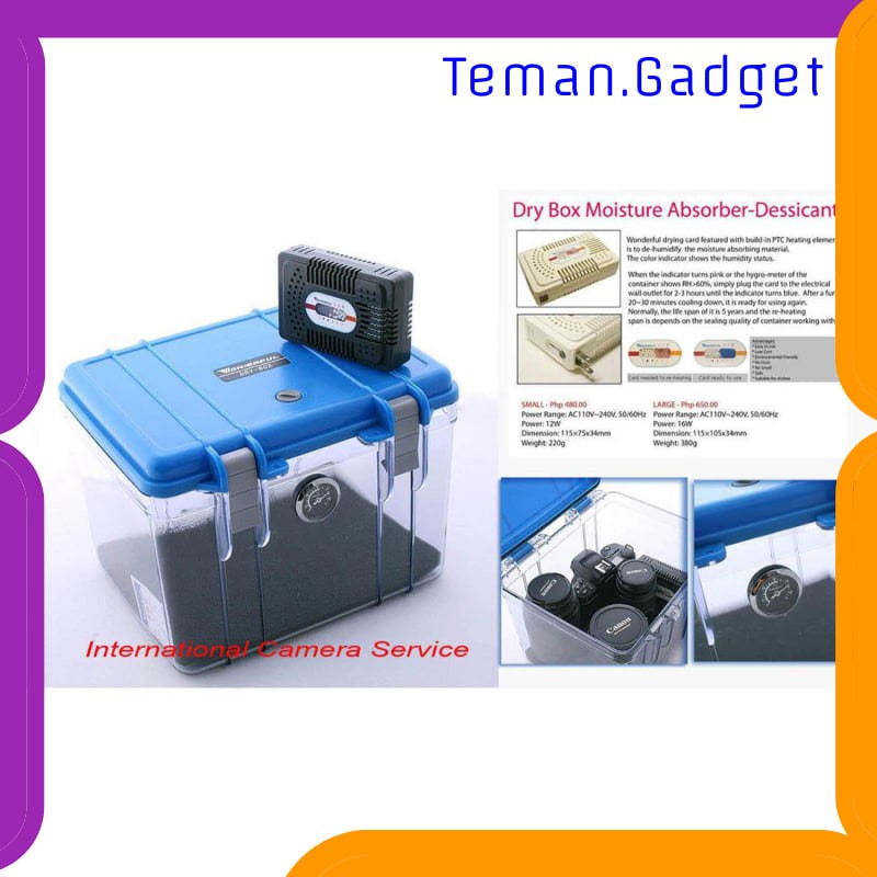 TG-DE079 Dry Box Kamera Kotak Kering dengan Dehumidifier Size S - DB-2820