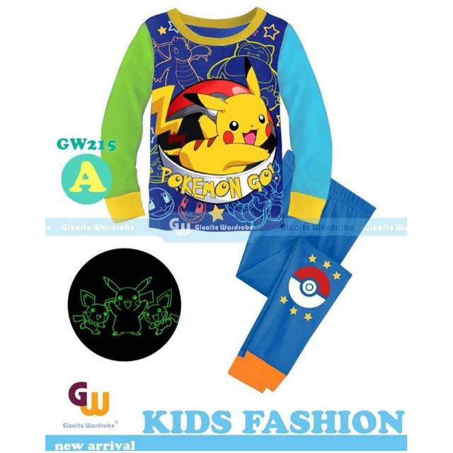 Piyama Anak Pokemon Go