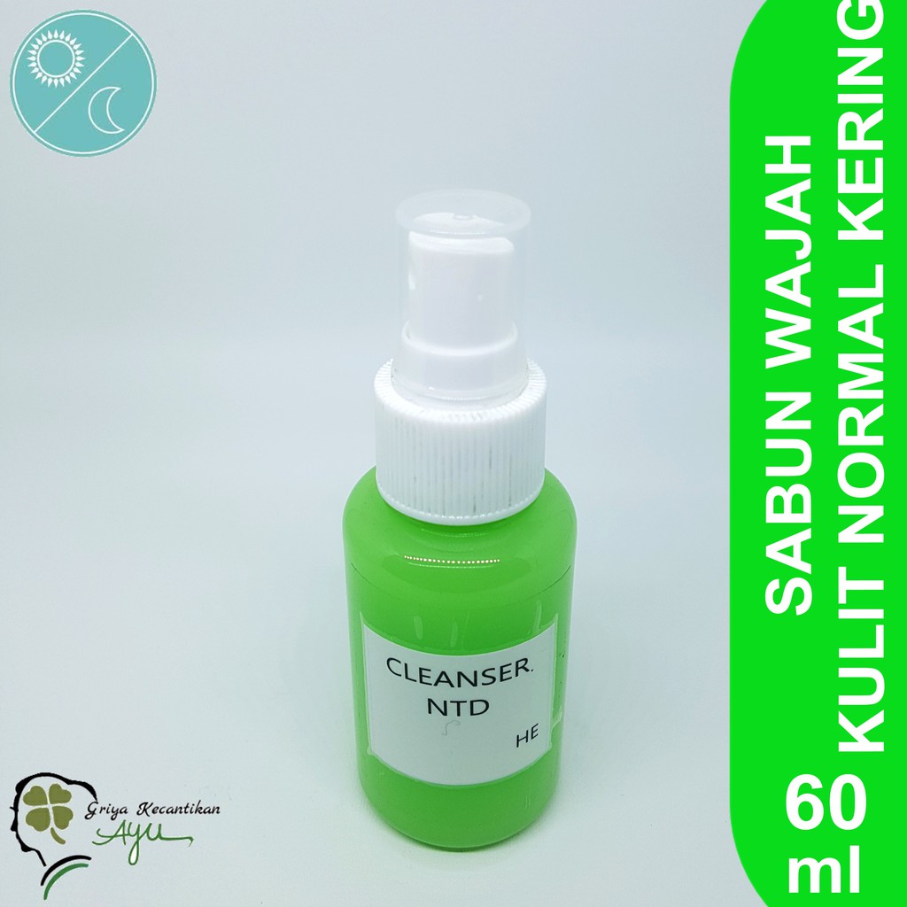 CLEANSER NTD/NORMAL TO DRY SABUN MUKA ( PEMBERSIH WAJAH KULIT NORMAL CENDERUNG KERING ) + ALOE VERA