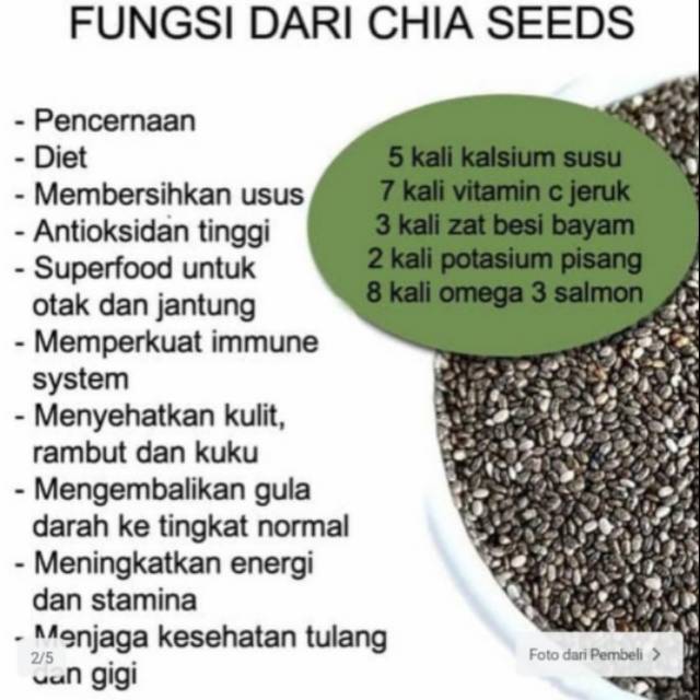 

Chia seed 1KG harga clearance sale