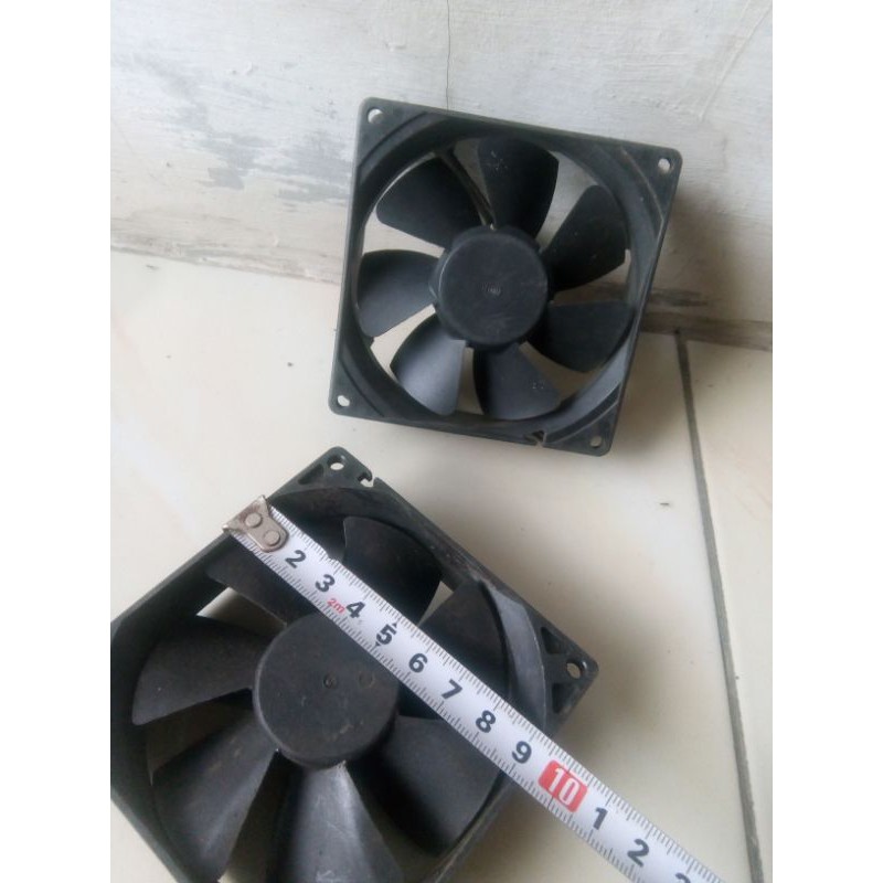 kipas dc 12v 9x9cm kotak