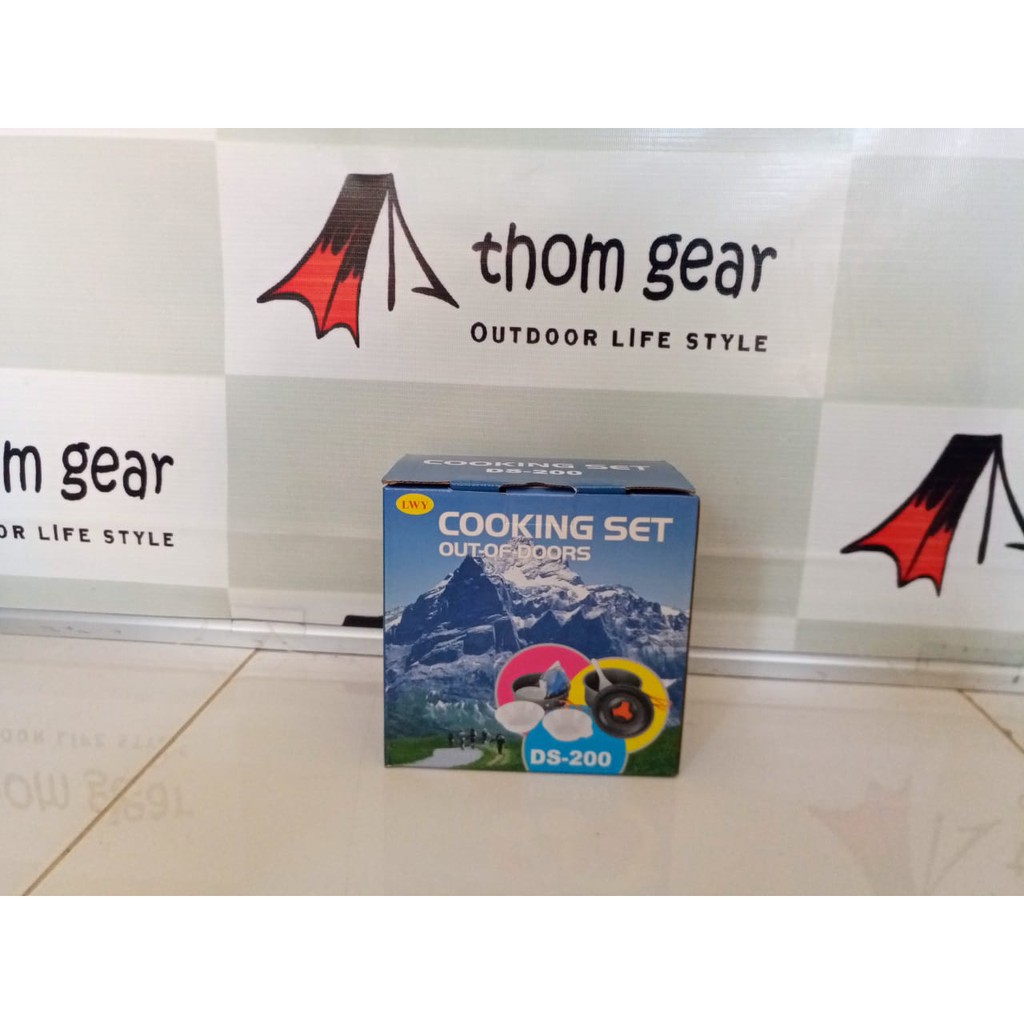 Cooking Set Peralatan Masak Outdoor Ds200 Ds 200 Thomgear Outdoor Store Paiton Probolinggo