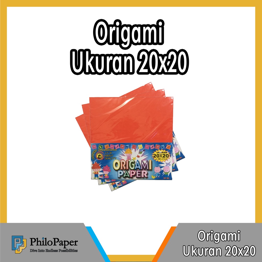 

ATK ~ Origami Lebar 20 x 20 cm