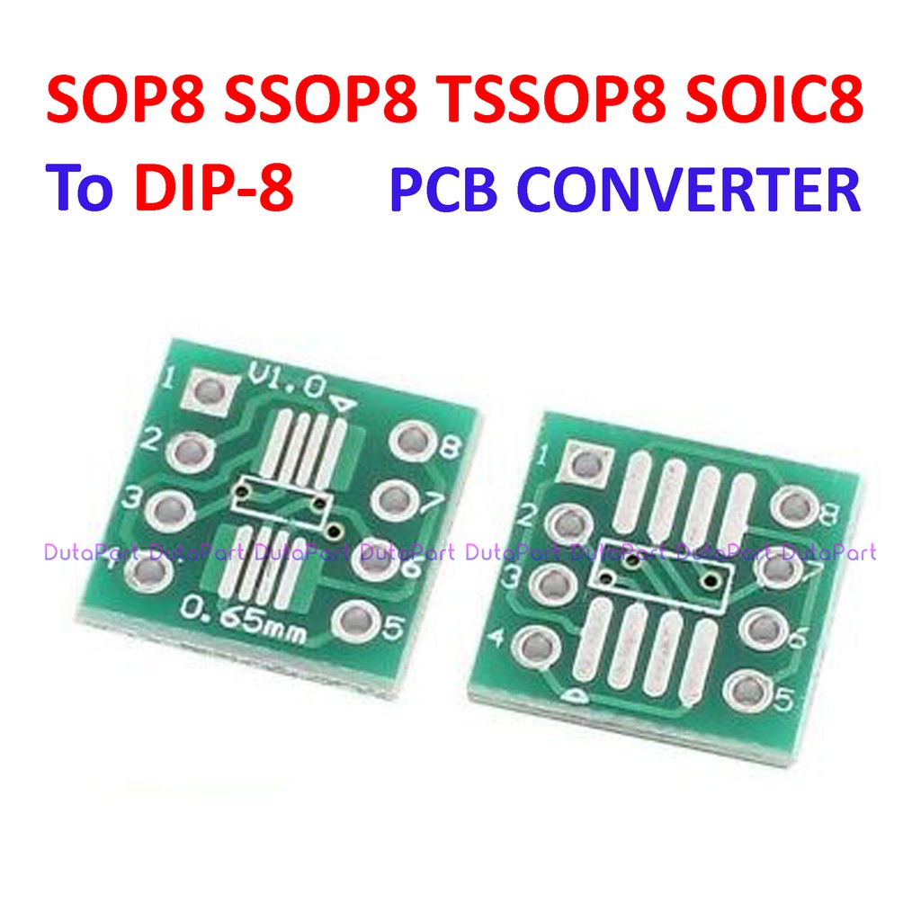 PCB Board SMD SOP8 SSOP8 TSSOP8 SOIC8 To DIP8 DIP 8 Adapter Converter