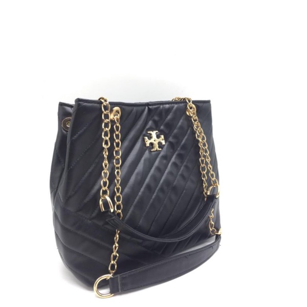 TAS CWS ~ Tory Burch kira Chevron TOTE BAG  slempang tas import super