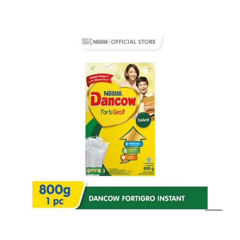 

Dancow Fortigro Instan 780gram box. Dancow Instan Fortigro 780 gram susu bubuk bayi susu bubuk anak