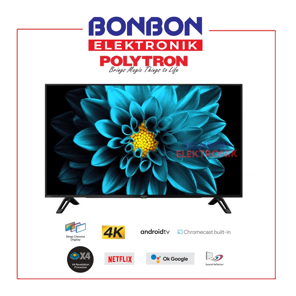 Sharp LED TV 60 Inch 4T-C60DK1X / 4TC60DK1X / 60DK1X AQUOS 4K UHD