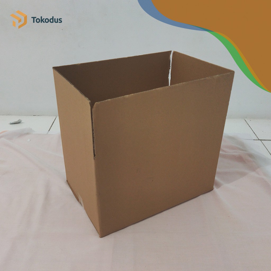 Kardus Packing Box Penyimpanan 40x26x25 cm Polos (Bisa Custom) - Tokodus Bandung-4