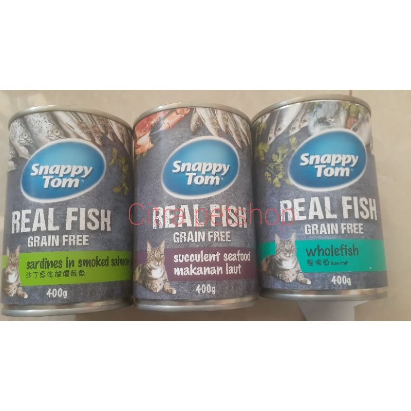 SNAPPY TOM KALENG 400 GR ADULT/Makanan basah kaleng snappy tom 400 gr adult