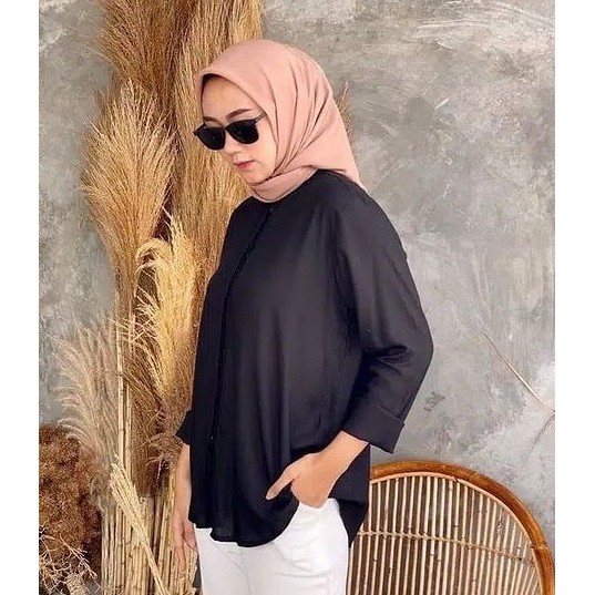 NEW- MAUDY BLOUSE RAYON PREMIUM LD ±110cm / ATASAN WANITA MUSLIM BIG SIZE