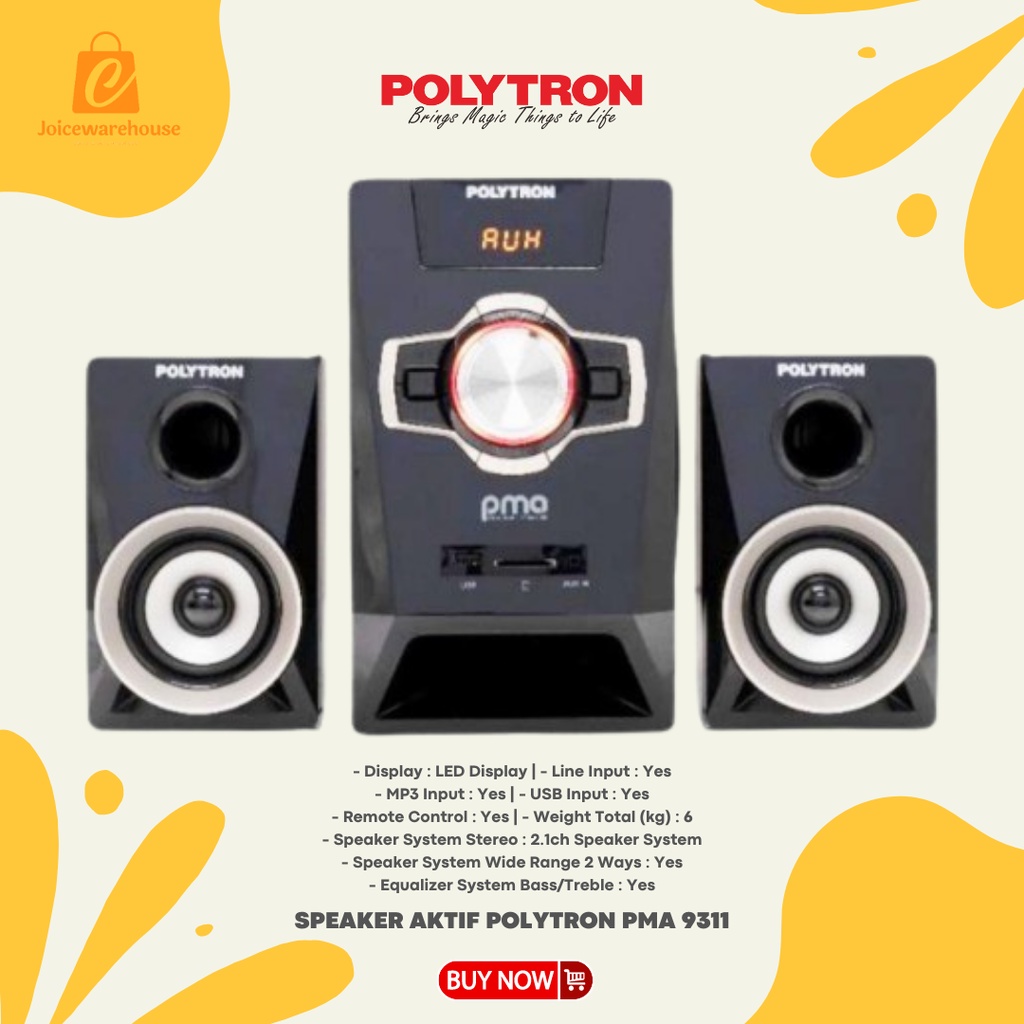 SPEAKER AKTIF POLYTRON PMA 9311