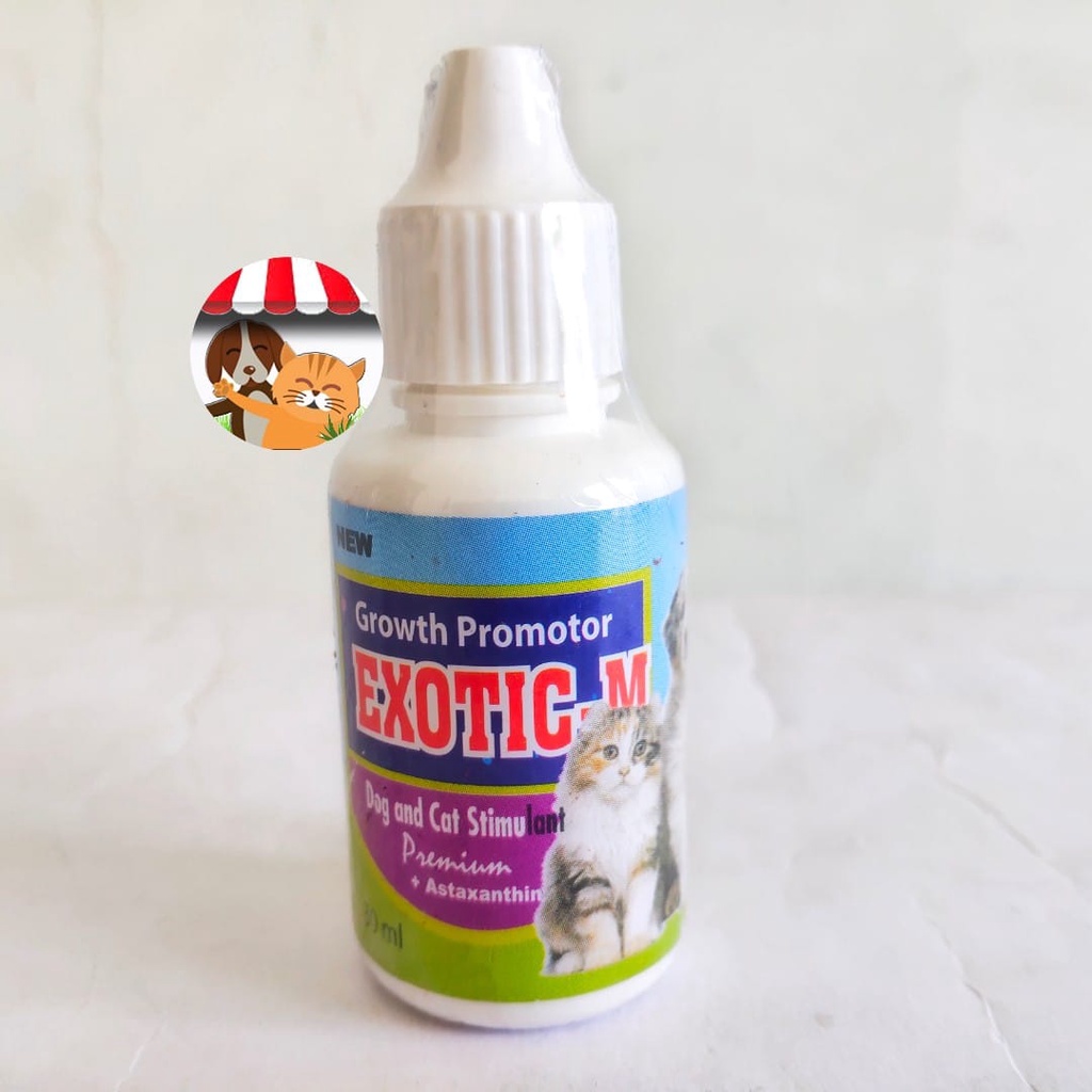 Exotic M Drop 30ml Multi-Vitamin Kucing Dan Anjing Baik Untuk Bumil