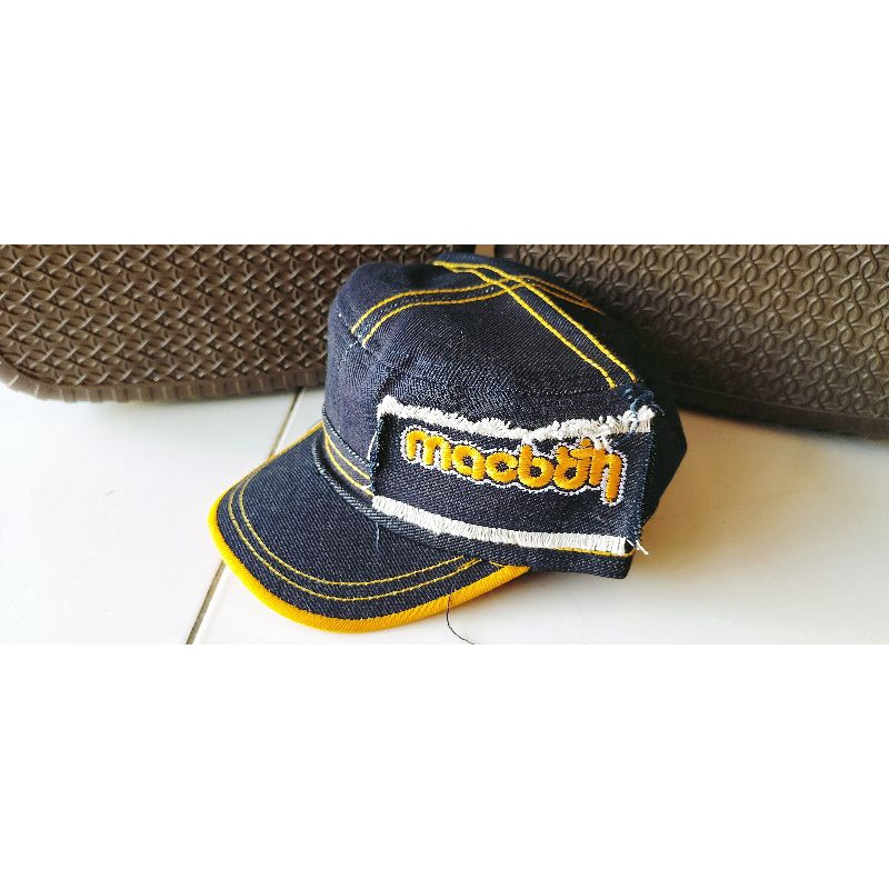 topi komando  jeans anak  free nama