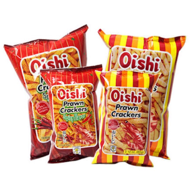 Jual Oishi Snack rasa udang pedas cemilan | Shopee Indonesia