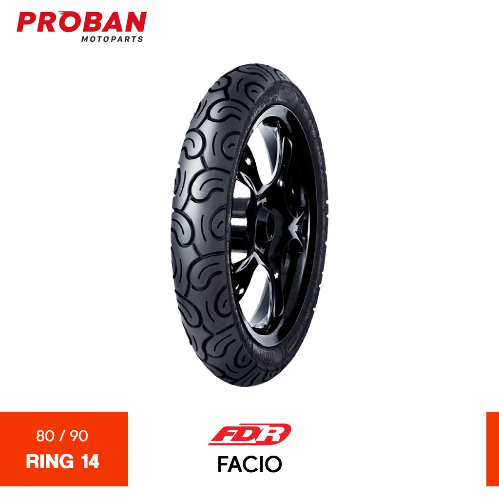  FDR  TL FACIO 80 90 Ring  14 Ban  Motor  Tubeless Shopee 