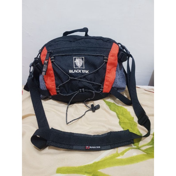 tas wb pria black yak multifungsi bisa wb bisa selempang second