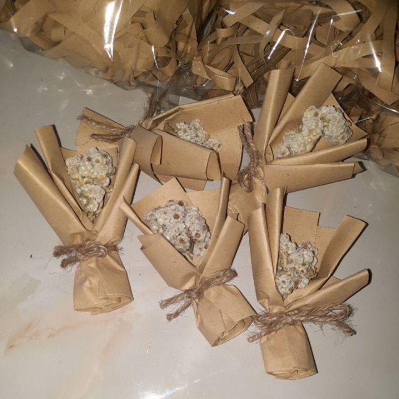 Buket mini /mini bouquet/ mini buket dried flower/buket bunga kering mini / buket mini murah