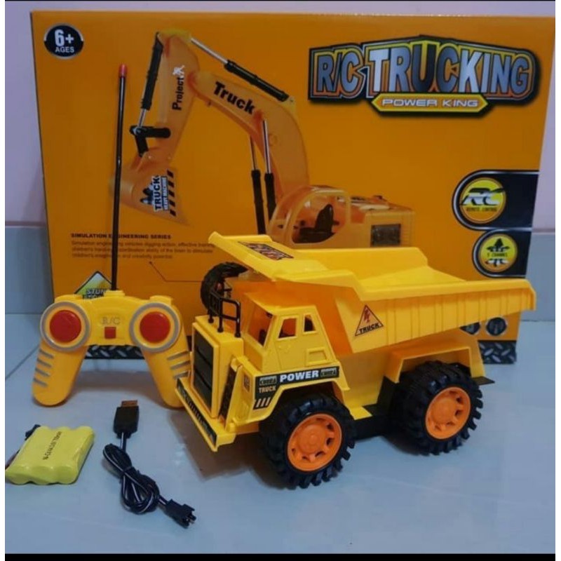 [COD] Dump Truk Mainan Mobil Remote Control MAINAN ANAK REMOT CONTROL TRUK PASIR MURAH