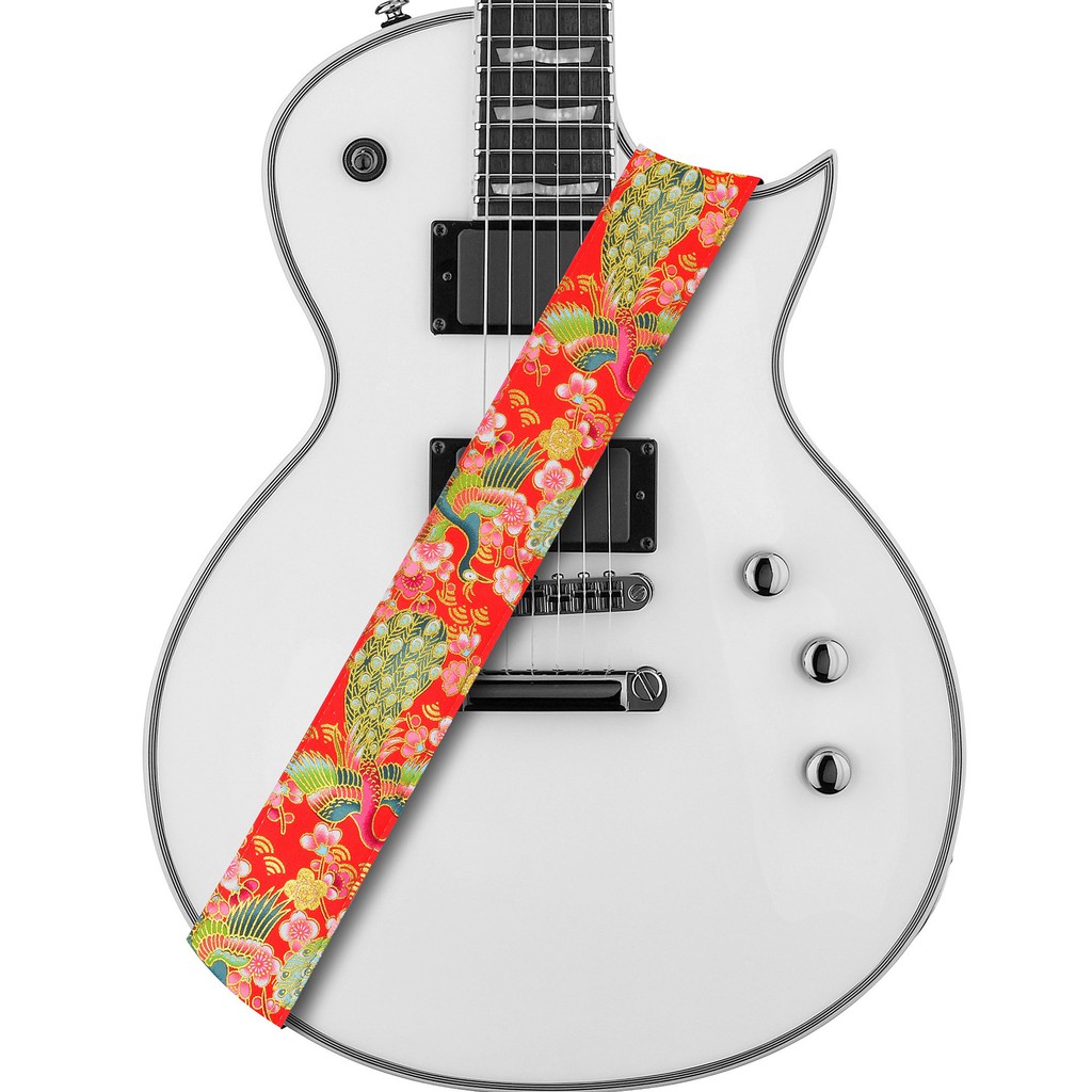 Amumu CV04P Strap Gitar motif Red Peacock