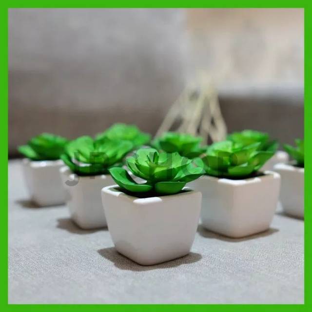 Skulen Artificial Kaktus Palsu Pot Mini