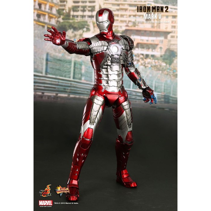 HOT TOYS MMS 145 MMS145 IRON MAN 2 - MARK V MARK 5 (BIB)