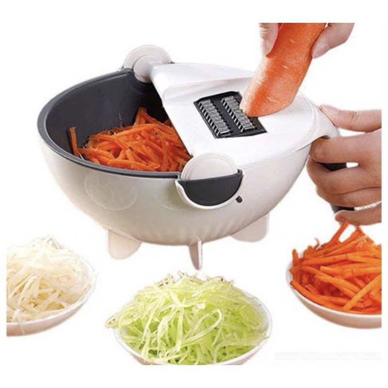 Parutan serbaguna 5set pisau parut Vegetable cutter / wet basket / Parutan Sayur Alat Pemotong Sayuran Serbaguna 7005-2