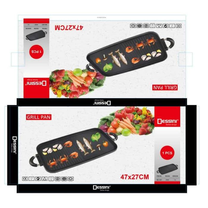 Promo New Happy Call Multi Grill Pan 2 In 1 Korea
