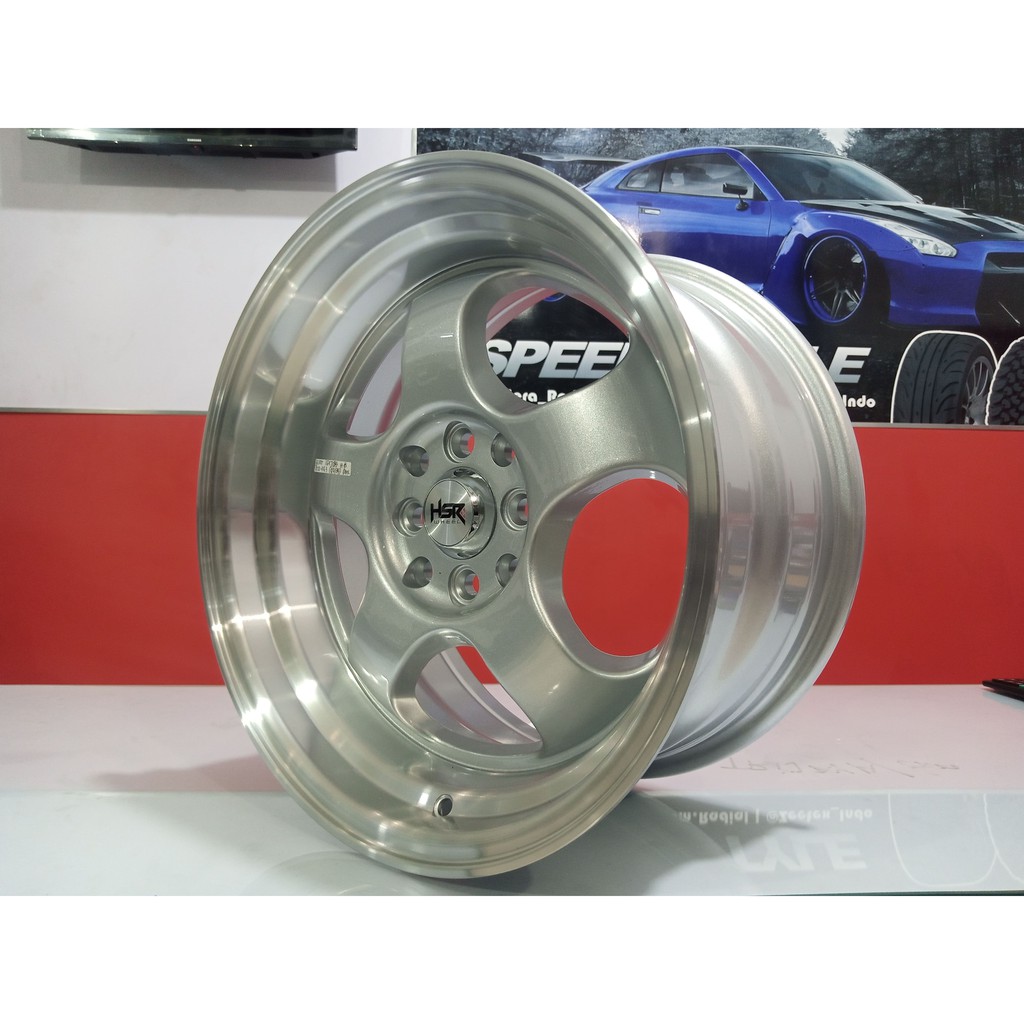 Bisa tukar tambah velg HSR BRISKET Ring 16 lebar 7-8,5 Bisa buat Vios city baleno avanza brio jazz
