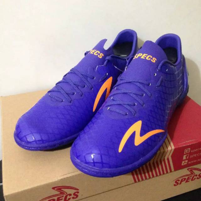 Sepatu Futsal Specs Accelerator Exocet IN Deep Purple Original
