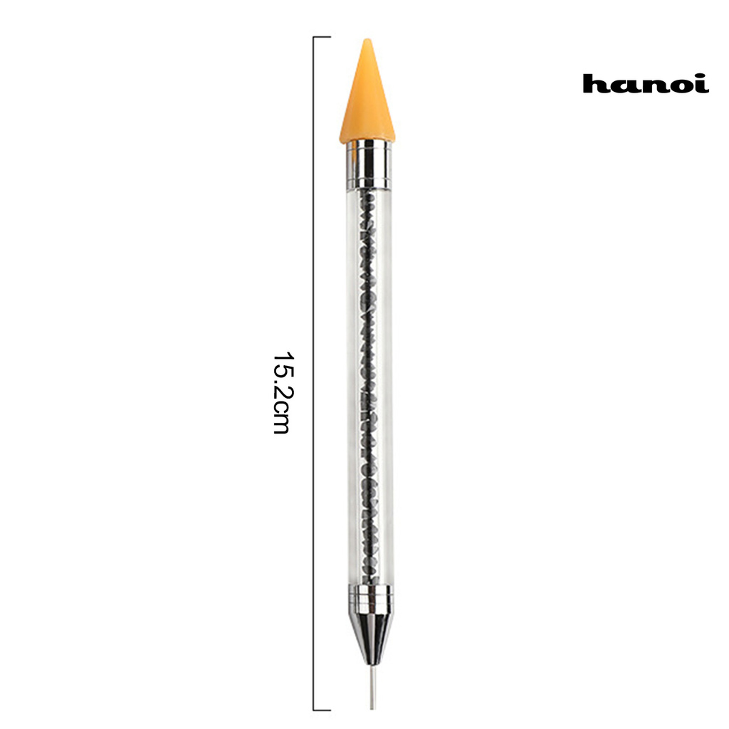 Pena Bor Doting Kepala Ganda Bahan Akrilik Untuk Dekorasi Manicure