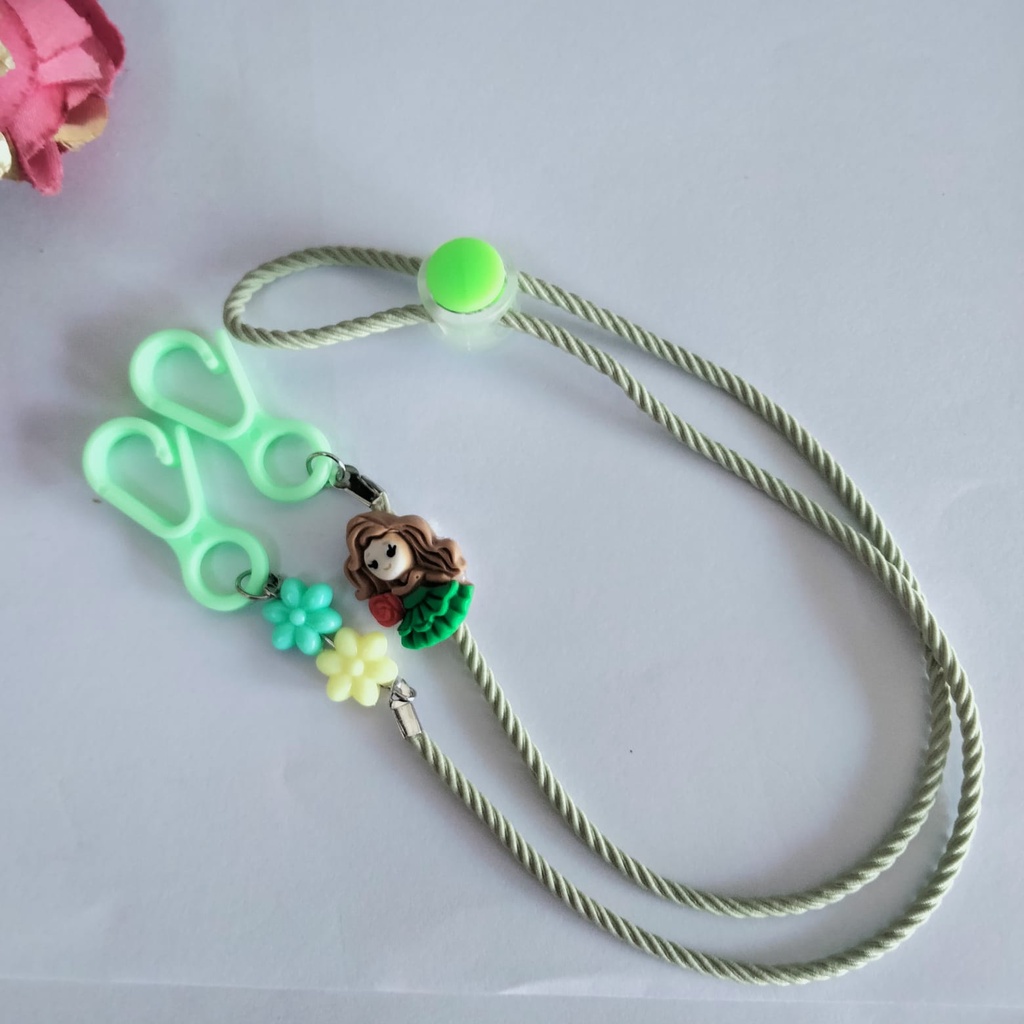 strap masker anak PRINCES seris motif random/strap masker hijab/tali masker/strap mask/