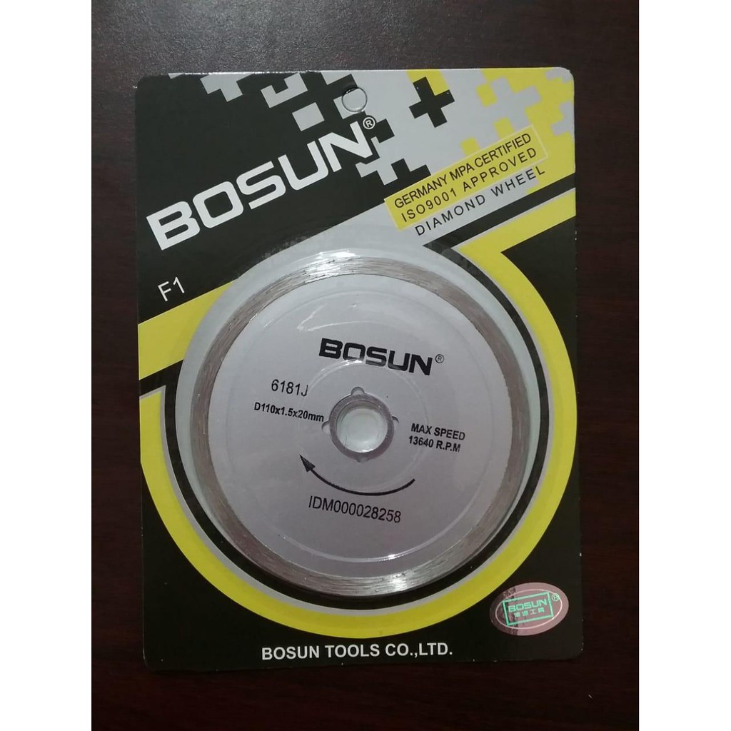 Mata Potong Keramik 4Inch BOSUN Basah