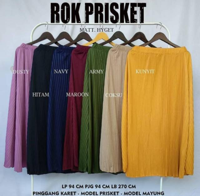 Rok plisket murah