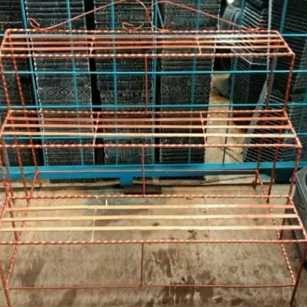 Rak Susun Besi Pot Tanaman 3 Tingkat Tataviolashop