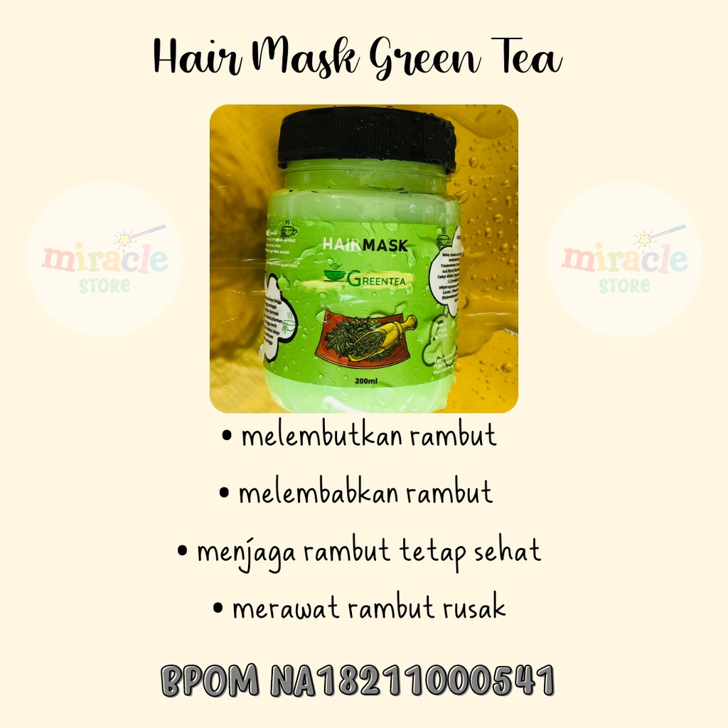 [BPOM]HAIR MASK|CONDITIONER|HAIR MIST|MASKER RAMBUT CREAMBATH PERAWATAN ALA SALON ANTI RAMBUT RONTOK MAKARIZO HAIR MASK ACL ZBEAUTYCARE HAIR MASK MURAH CREAMBATH MURAH PERAWATAN RAMBUT RONTOK RUSAK KERING KETOMBE TREATMENT RAMBUT MURAH VITAMIN RAMBUT-HAIR MASK GREENTEA