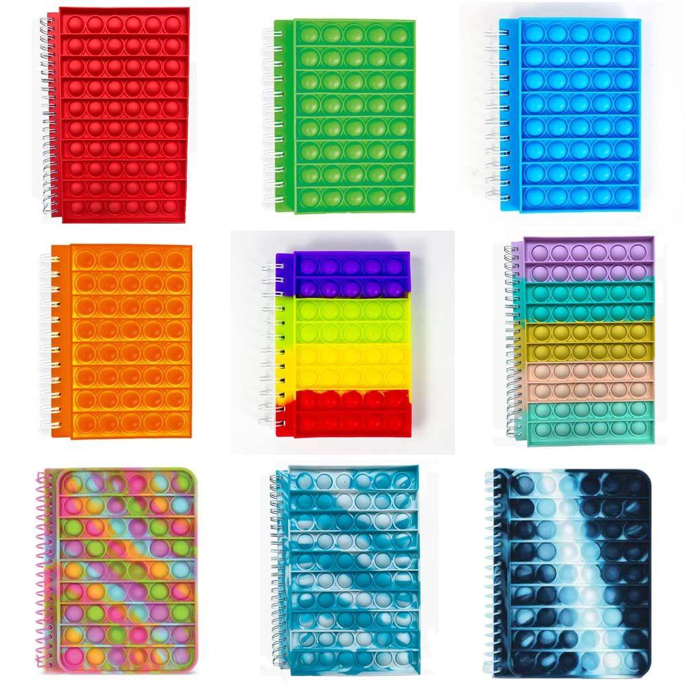 R-flower Pop Its Notebook Stationery Perlengkapan Kantor &amp; Sekolah Alas Tulisan Jari Gelembung Fidget Toys
