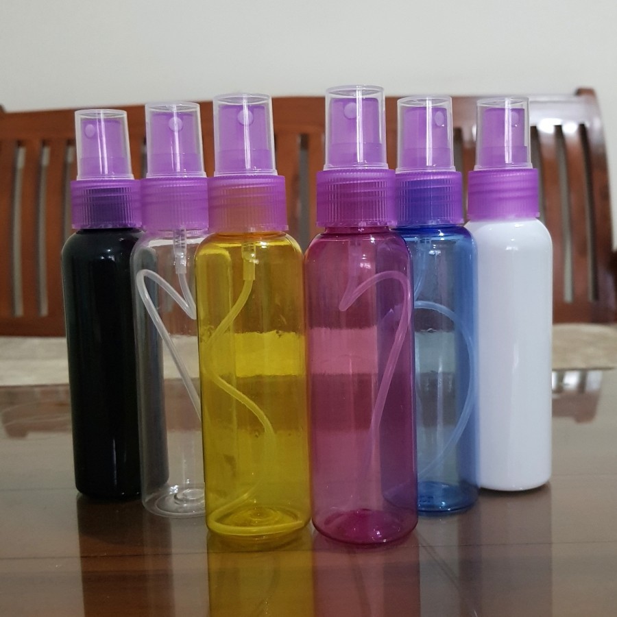 Botol Spray 100ml Tutup Ungu l Botol Semprot Handsanitizer Refill 100 ml l Botol Semprotan Milagros