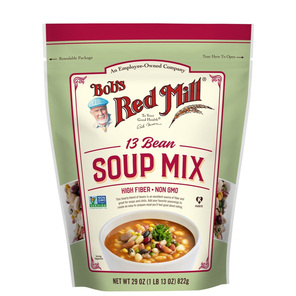 

BOBS RED MILL 13 BEAN SOUP MIX 29 OZ USA