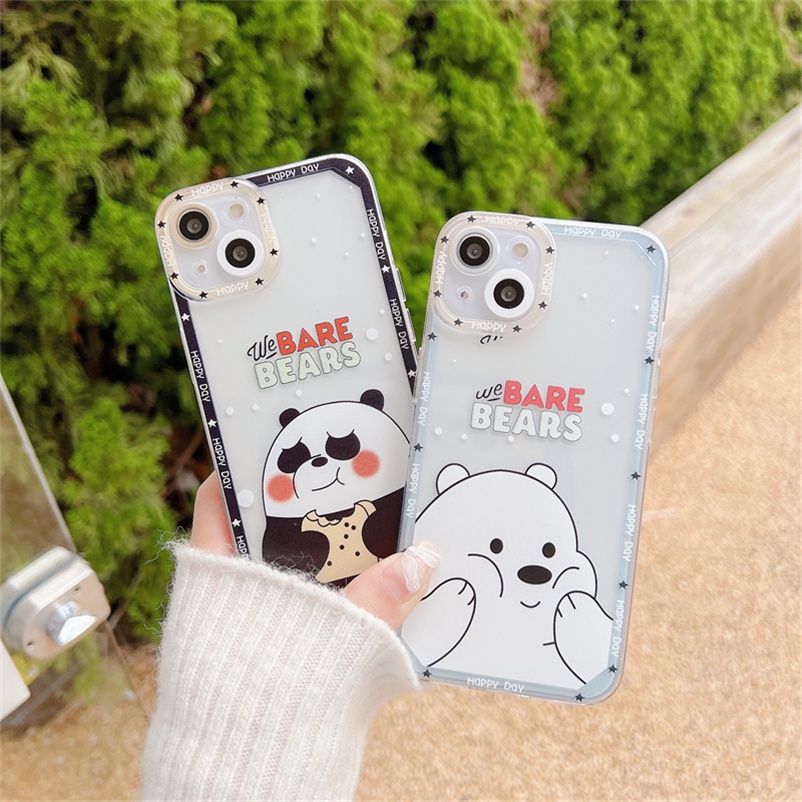 (Ready Stock) Casing Soft Tpu Case Compatible for iPhone 11 Pro Max iPhone 14 13 12 Pro Max X XR XS SE 2020 Max 7Plus 8Plus 8 7 Plus Cute Duck Couple Translucent TPU Soft Silicone Anti-dirty Protective Phone Case