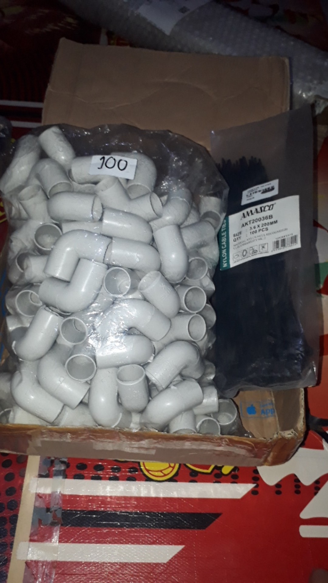 Elbow Pipa Listrik 5/8  Putih / Knee / Knie / El-bow  5/8 Putih