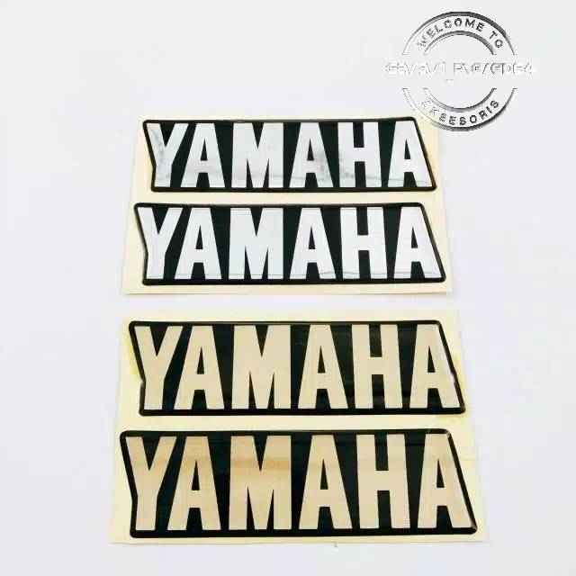 emblem logo YAMAHA RX KING tutup aki