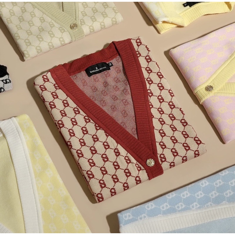 cardigan & sweatshirt signature monogram BS x BJ