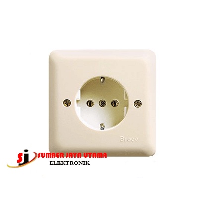 IB Stop kontak Broco 5511U (Pemasangan Tertanam)