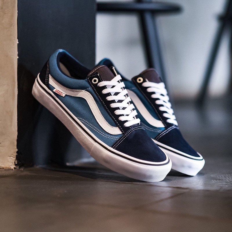 VANS OLDSKOOL PRO NAVY WHITE ORIGINAL 100%