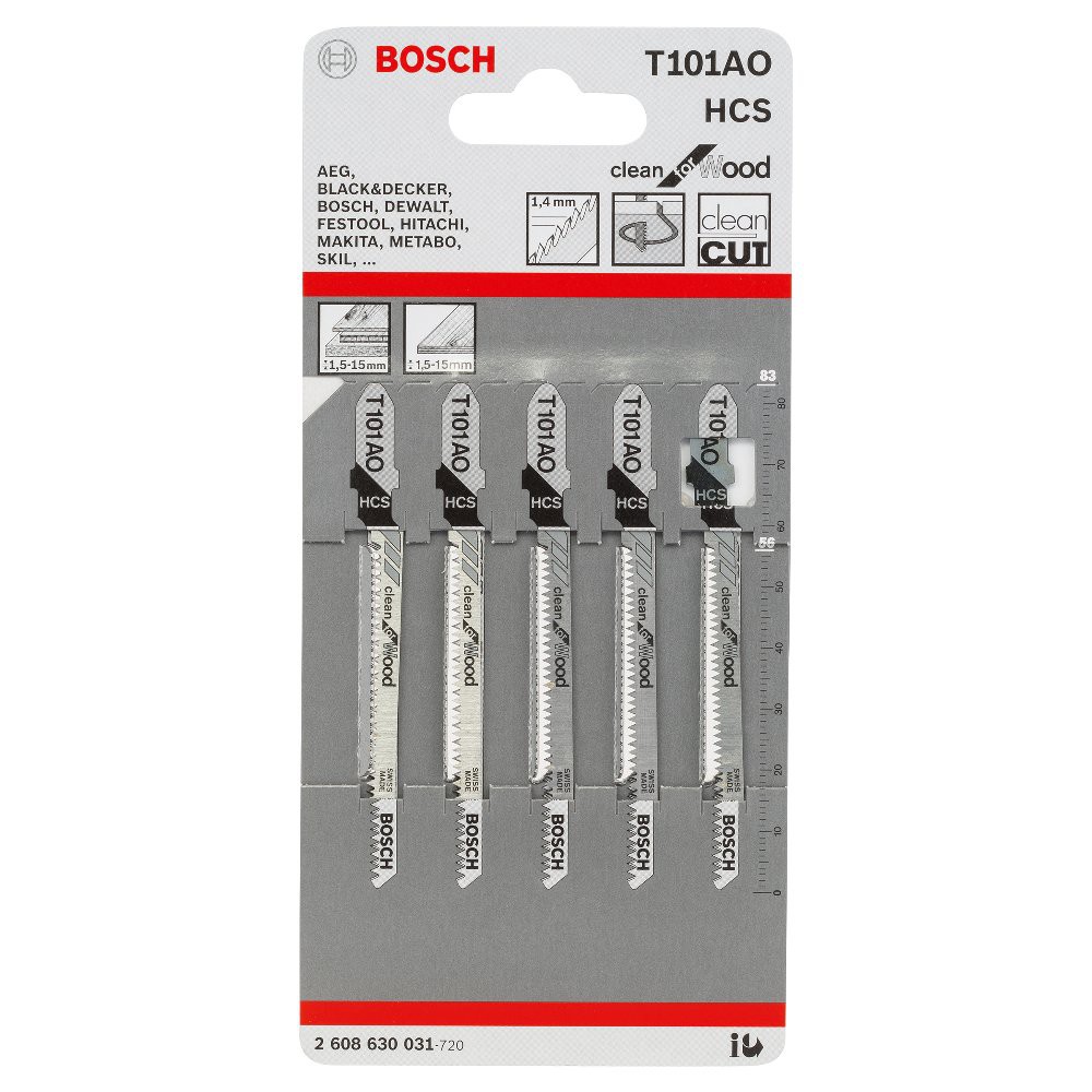 Mata  Gergaji / Jigsaw Blade BOSCH T101AO / T 101AO / T 101 AO