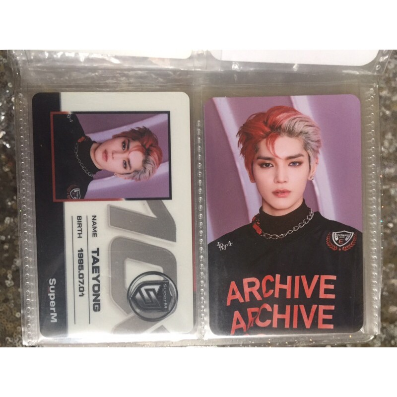 (Fullset) ID Deco Taeyong 100 todoroki SuperM pc photocard