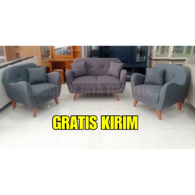 Sofa Puma 211 / Sofa 211 /  Sofa Minimalis / Sofa Retro / Sofa Tamu / Sofa Mewah / Sofa Modern / Sof