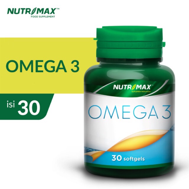 Jual Nutrimax Omega 3 Minyak Ikan Fish Oil Anti Hipertensi Kolesterol Trigliserida Darah Tinggi Jantung Indonesia Shopee Indonesia