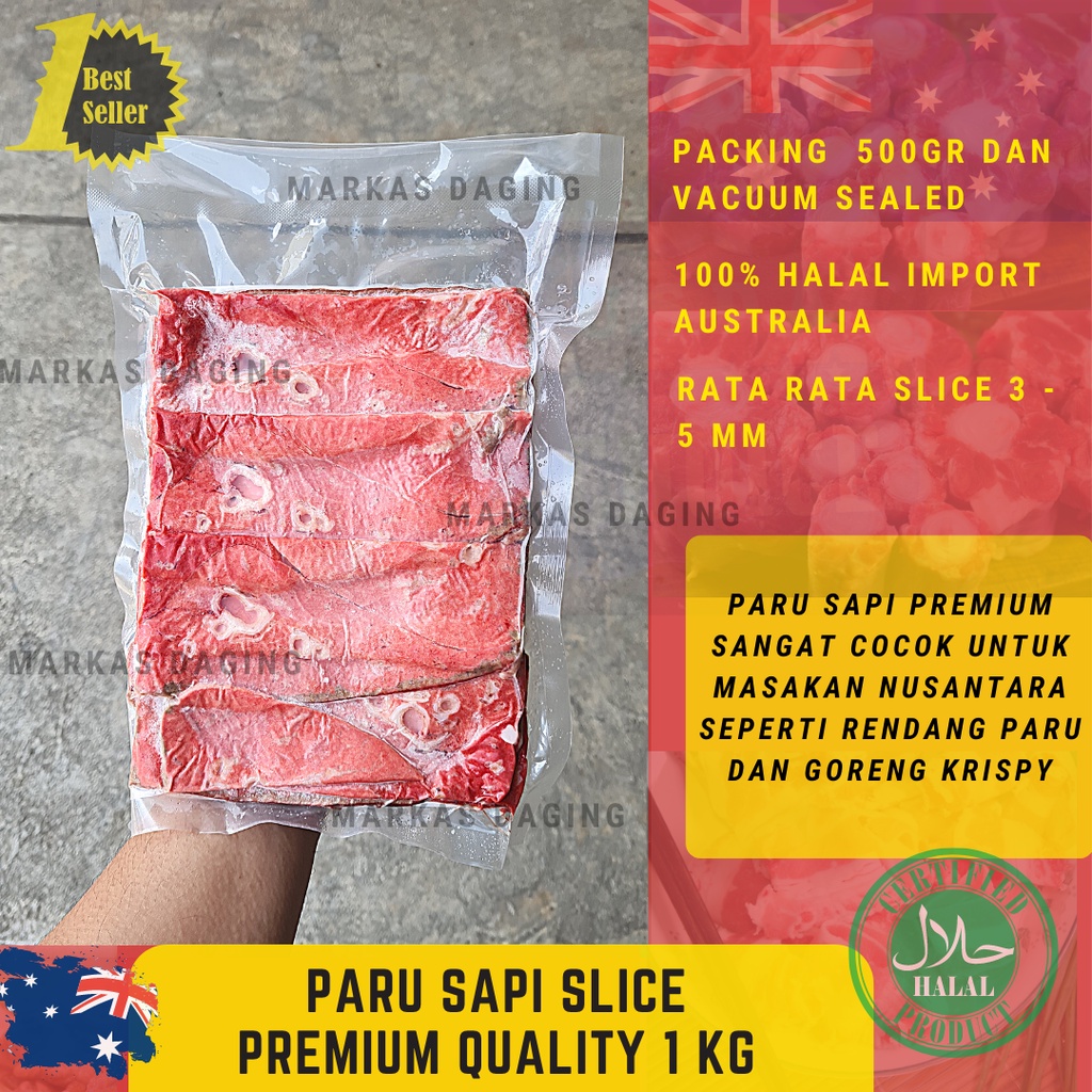 

PARU SLICE TIPIS / QUALITAS IMPORT / 500gr