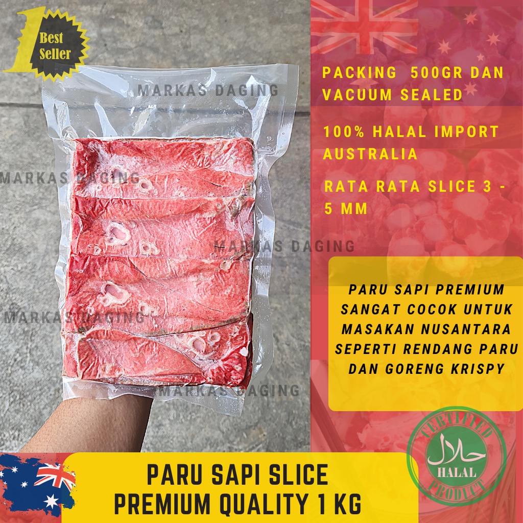 PARU SLICE TIPIS / QUALITAS IMPORT / 500gr